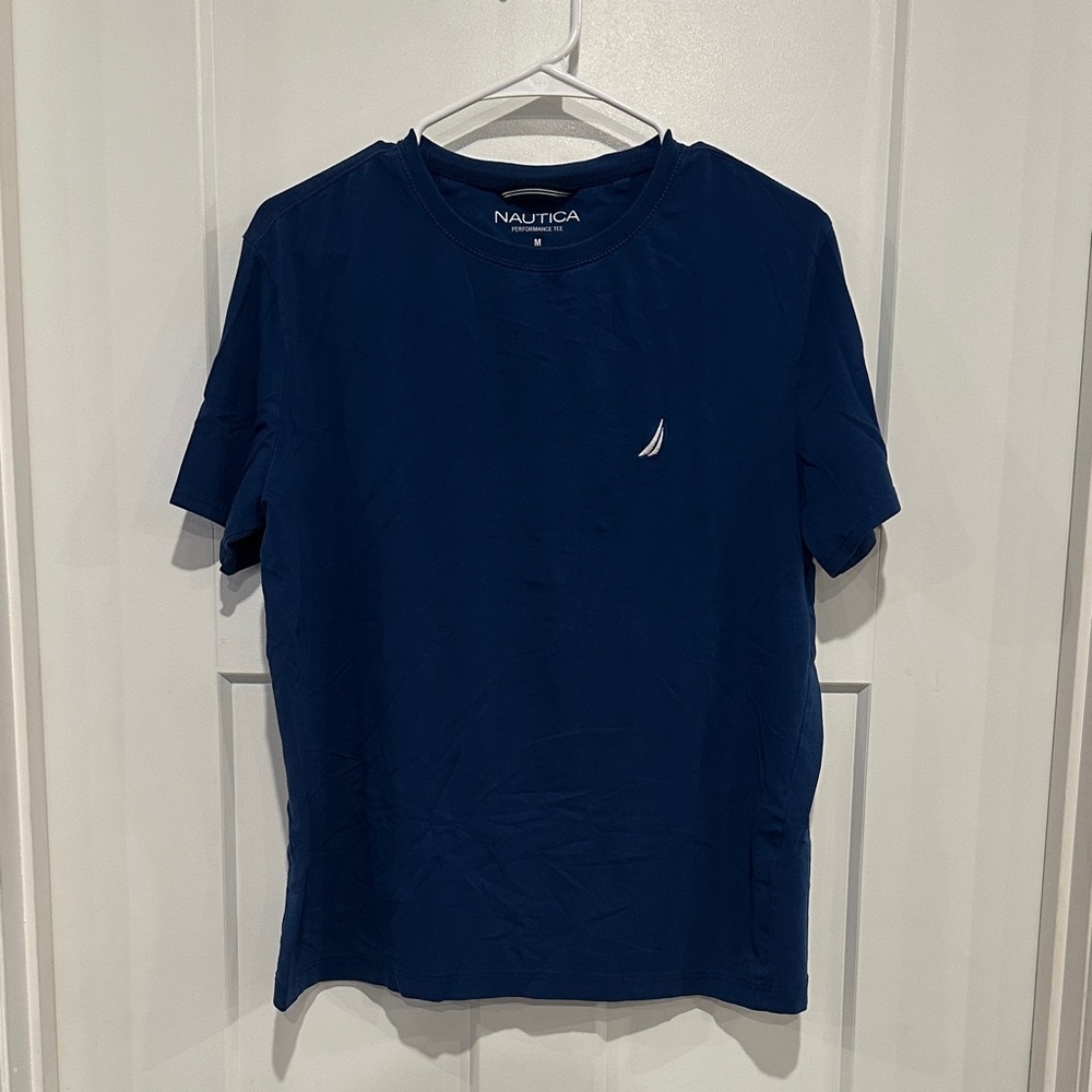 Nautica Deep Blue Tee with Logo